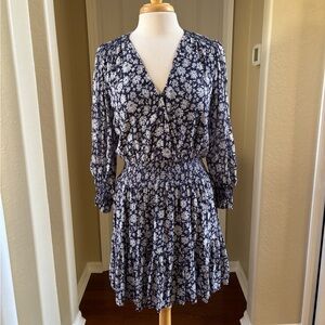 Vineyard Vines Smocked Wrap Dress